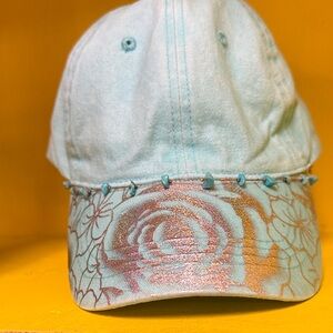 Floral Embellished Cap